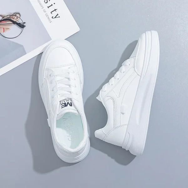 Women's Shoes Summer Thick Sole White Spring Autumn Breathable Platform Tennis Woman Trend Round Head Female Casual Sneaker2024 - Image 2