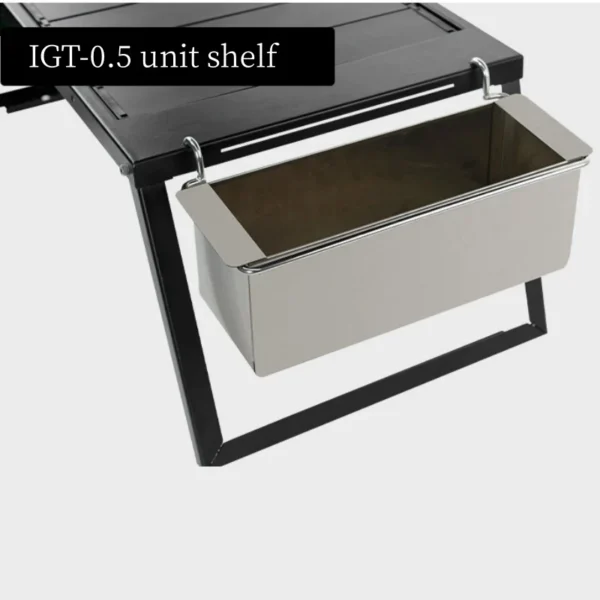 Outdoor Camping IGT Table Accessories  Stainless Steel IGT Accessories 0.5 1 Unit  Storage Box  Cover Portable Folding  Table - Image 5