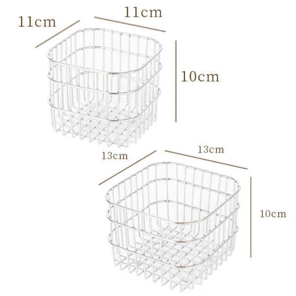 Fruit Drain Basket Kitchen Bar Stainless Steel Fruit Storage Basket Waterproof Fruit Vegetable Drainage Basket Kitchen Supplies - Image 6