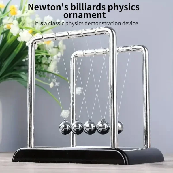 Newton's Cradle Balance Steel Ball Teaching Supplies Physics Science Pendulum Desktop Toys Stress Relief Gifts Home Decoration - Image 2