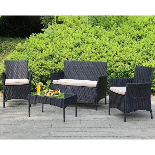 Outdoor Patio Furniture Sets 4 Pieces