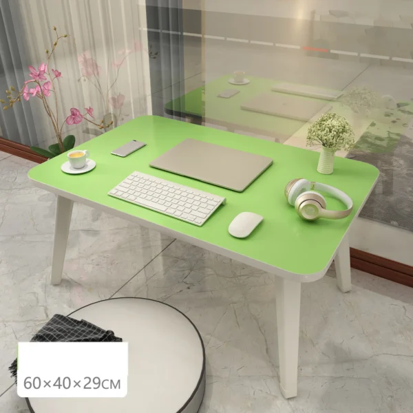 Heighten Laptop Computer Desk Bed With Adjustable Lazy Table Folding Small Table Desk Student Writing Table - Image 2