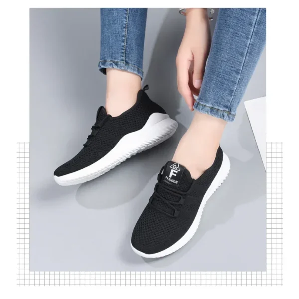 2023 Women's Casual Sneakers Summer Comfortable Breathable Platform Shoes Fashion Women Versatile Lace-up Shoe ?ܧ?????ӧܧ? ?ا֧ߧ?ܧڧ? - Image 5