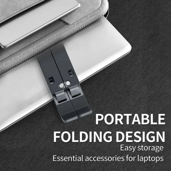 Foldable Laptop Stand Adjustable Portable Notebook Bracket Support Base Aluminum Alloy Holder For Macbook Laptop PC Accessories - Image 5