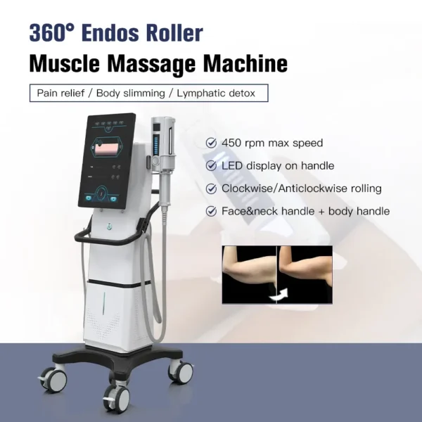 2025 Latest 8D profession Cellulite Reduction Inner Ball Roller body lymphatic Massage Weight Loss Therapy Slimming Machine - Image 3