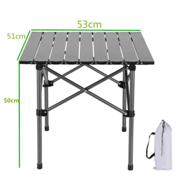 Camping Table Foldable Outdoor Table for courtyard BBQ Egg Roll Table Outdoor Picnic Barbecue Coffee Table Camping Equipment - Image 6