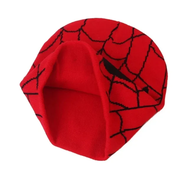 New Cartoon Spider Embroidered Beanies Hat Men Winter Autunm Warm Knitted Bonnet Cap Soft Wool  Beanies Caps Boys Gifts ? - Image 5