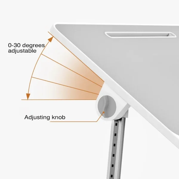 Study in bed Laptop desk Height and angle adjustable Foldable laptop Laptop table - Image 6