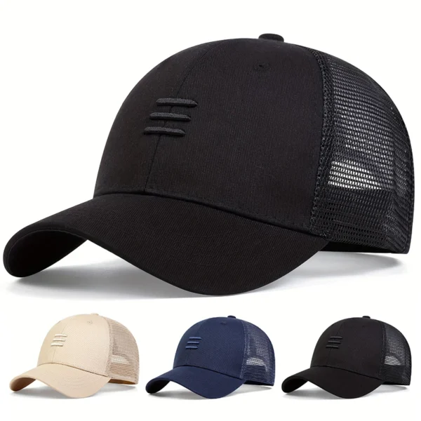 Men Hip Hop Baseball Mesh Cap Caps Summer Cap for Women Bone Gorras Black Dad Hats Trucker Caps Casquette Snapback Hats