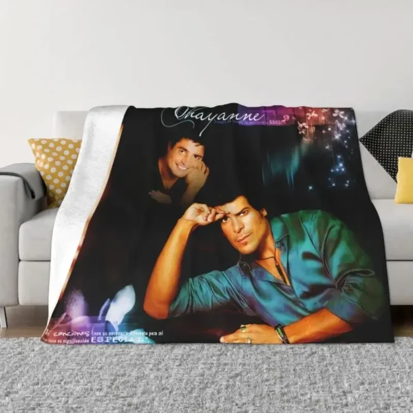 Chayanne Puerto Rican Latin Pop Singer Ultra-Soft Fleece Throw Blanket Warm Flannel Blankets for Bed Car Couch Bedspreads - Image 6