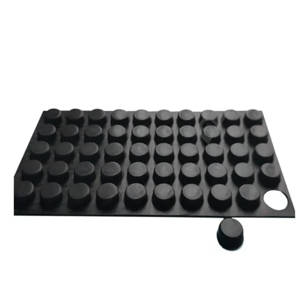 Black Self-Adhesive Rubber Leg Pads Furniture Anti-Skid Pad Foot Notebook Calculator Damper Buffer Pad - Image 4