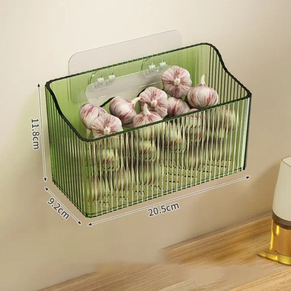 Kitchen Ginger Garlic Storage Basket Storage Basket Hanging Basket Ginger Garlic Garlic Wall Hanging Basket Storage Box Kitchen - Image 5