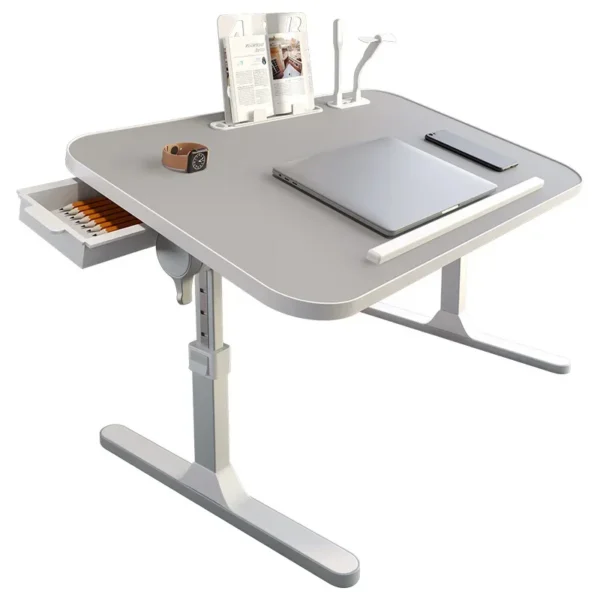 Adjustable Bed Table Tray Computer Desk Height and Angle Adjustable Portable Stand Large Table for Laptop - Image 2