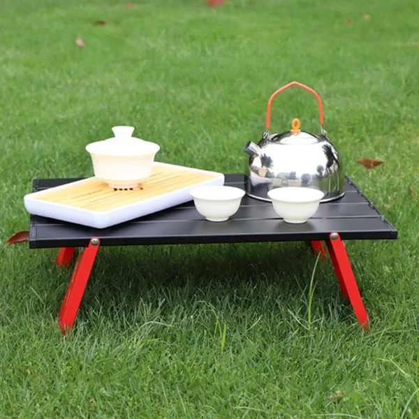 Outdoor Ultra Lightweight Portable Mini Folding Table Ultra Small Leisure Table Tent Camping Table Coffee Table Tea Table - Image 3