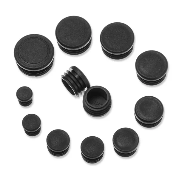 10pcs 12-45mm Chair Leg Caps Inner Hole Dust Cover Furniture Leg Plug Chair Blanking End Caps Floor Protector