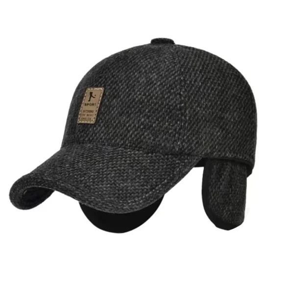 Cotton Hat Men's Hat Autumn And Winter Middle-Aged Dad Cloth Hat Single Old Man Windshield Baseball Hat Sun Hat - Image 4