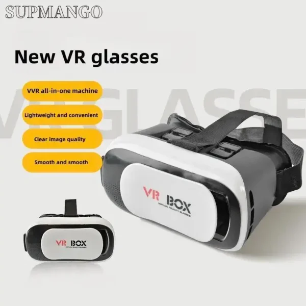 3D VR Glasses Headset Head-Mounted Adjustable VR For 4.7-6.1 Inches Android Smart Phones Virtual Reality Movie Game Helmet