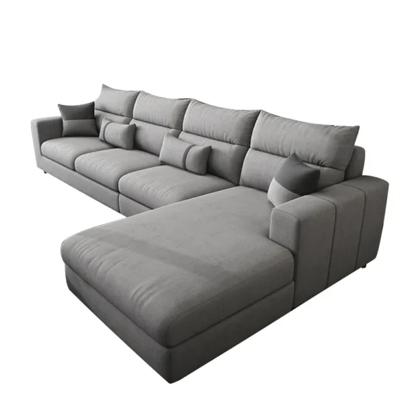 Designer Sectional Living Room Sofa Set Luxury Floor Fluffy Big Sofa Lazy Couch Modular Puff Canape Salon Home Furniture - Image 6