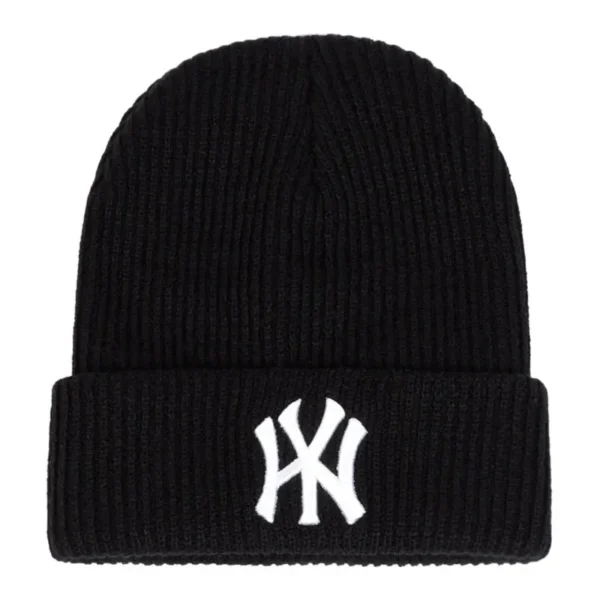 Unisex WY Letter Embroidery Beanies Autumn Winter Warm Hat Hip Caps for Women Men - Image 2