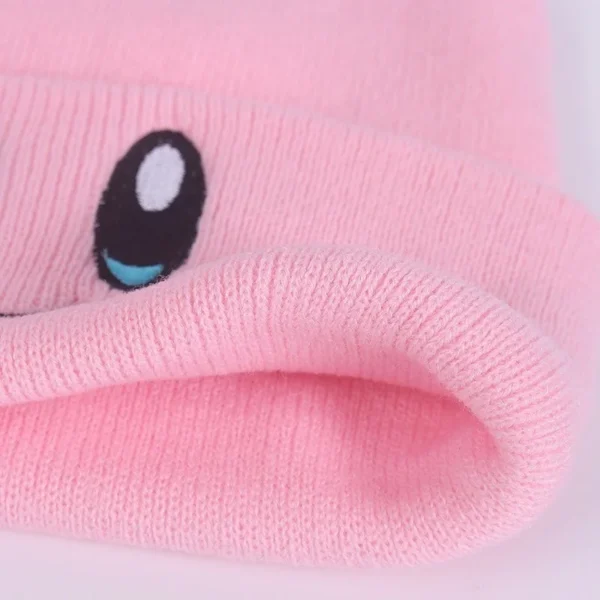 Big Eye Embroidery Elasticity Beanies Women's Cartoon Knitted Skull Caps Winter Warm Hip Hop Hats Men Crimping Melon Leather Hat - Image 4