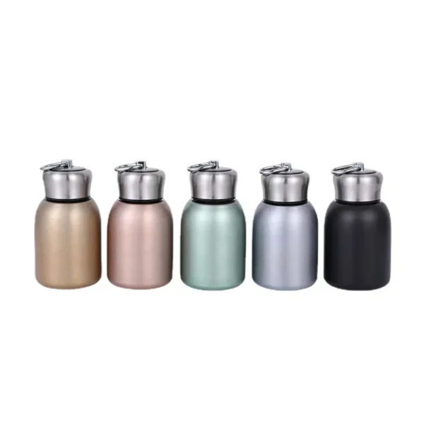 Mini Portable 300ml fashion thermos flask small capacity simple potbelly thermos cup - Image 3