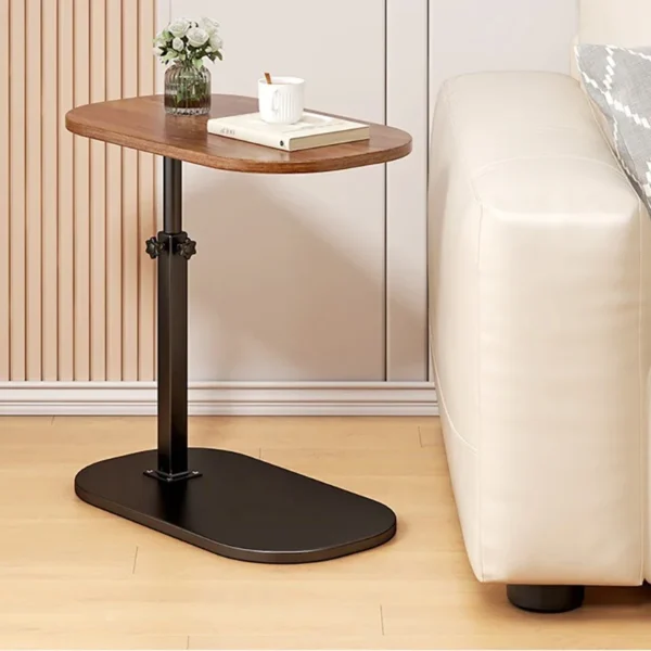 Couch Side Table, TV Tray Table, Couch Arm Tray Tables, Small Side Tables Living Room, C Shaped End Table Couch Slide Tables - Image 3