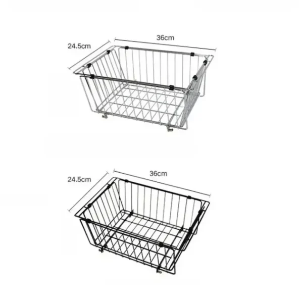 Camping IGT Unit Folding Basket Lightweight Aluminum Alloy IGT Table Accessories Board Table Panel Portable Storage Basket - Image 2