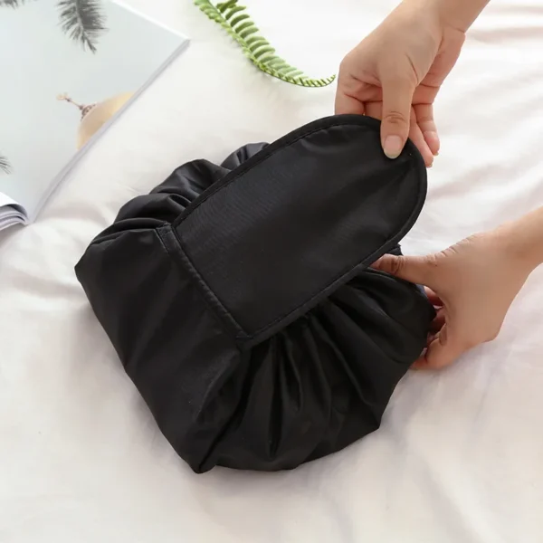 Women Drawstring Cosmetic Bag Travel Storage Makeup Bag Organizer Female Make Up Pouch Portable Waterproof Toiletry Beauty Case - Image 3