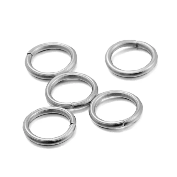 30-200Pcs 3-25mm Stainless Steel Split Ring Open Single Loops Jump Rings Connectors for DIY Jewelry Making Findings Accessories - Image 5