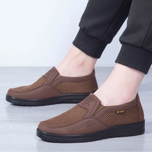 2024 Summer Hot sale Sneakers Men Fashion Casual Walking Shoes  Breathable Mens Loafers Zapatillas Hombre men casual shoes - Image 4