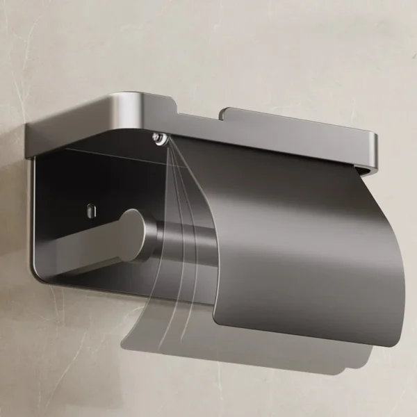 1pc Toilet tissue box wall mounted toilet tissue holder bathroom waterproof toilet paper box toilet roll holder - Image 4