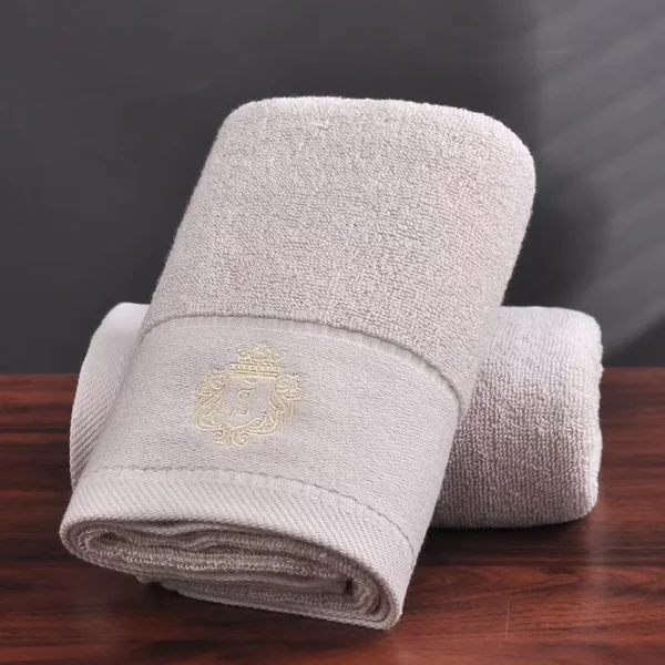 35??75cm 100% Cotton Face Towel Adults Baby Hand Embroidered Luxury Hand Face Bathroom Towel - Image 5