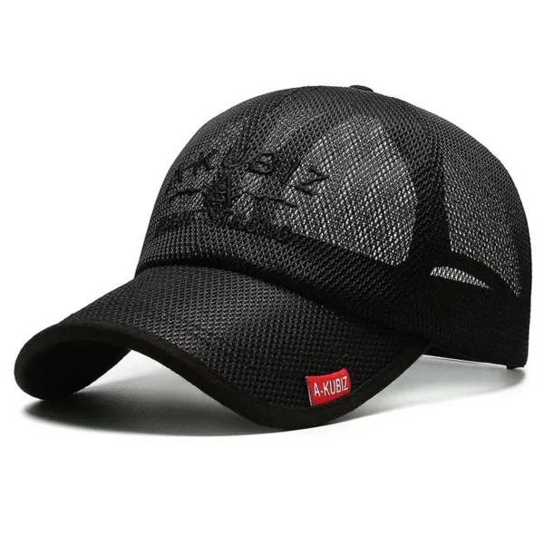 Summer Hats For Men And Women Mesh Baseball Caps Fashion Embroidered Visor Hat Outdoor Embroidered Letter Sun Protection Hat - Image 6