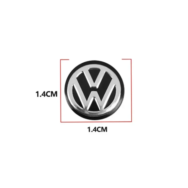 Car Key Stickers Auto Control Keychain Emblem Accessories For Volkswagen VW R-line GTI R Polo Golf Passat Magotan Tiguan Jetta - Image 2