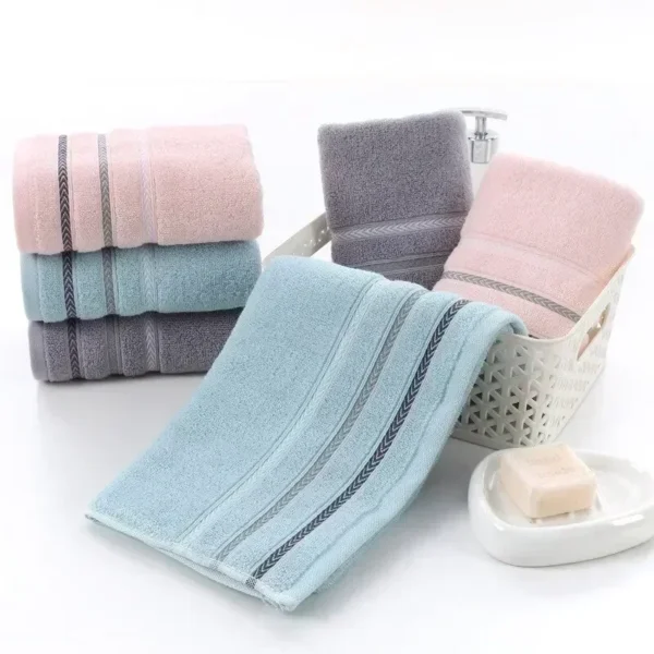 1/2/4pcs Face Towel Absorbent Pure Hand Face Cleaning Hair Shower Microfiber Towels Bathroom Home Hotel for Adults