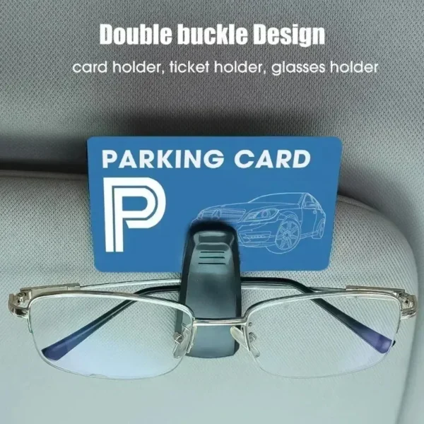 2PCS Universal Car Auto Sun Visor Glasses Box Sunglasses Clip Card Ticket Holder Fastener Pen Case Eyeglasses Clips Accessories - Image 5