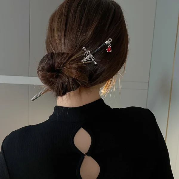 Sword Hairpin Hair Accessories Chinese Hair Sticks Headband Hair Woman Diy Hairstyle Harajuku Vintage Jewelry Bridesmaid Gift