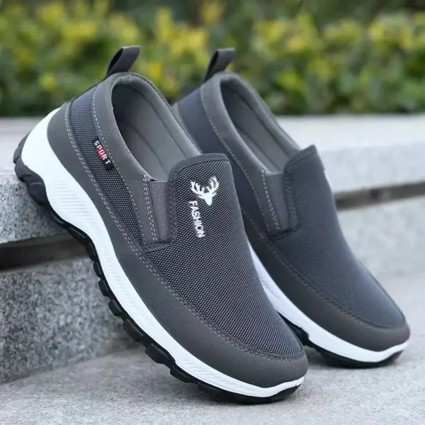 Fashion Summer Shoes Men Casual Shoes Mesh outdoor Breathable Slip-on Flats Men Sneakers Comfortable Water Loafers Zapatillas - Image 3