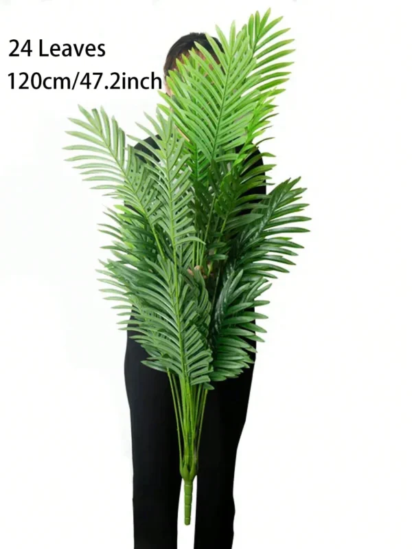 70-120cm Large Artificial Palm Tree Plastic Turtle Back Plants Leaf Schefflera Tropical Tree Home Office Party Outdoor Decor - Image 4