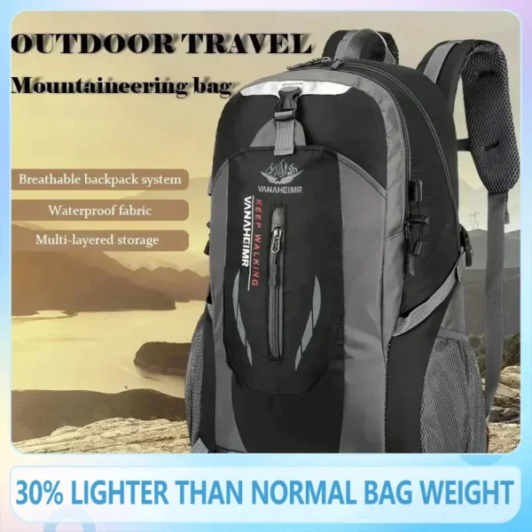 40L Outdoor Waterproof Large Capacity Hiking Bag - Image 2