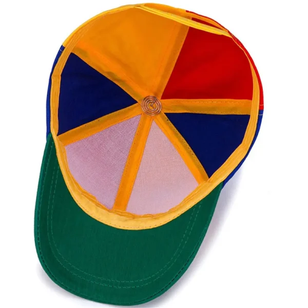 Rainbow Bamboo Dragonfly Baseball Cap Funny Helicopter Propeller Adventure Dad Hat Snapback Hat For Adult Kids Boys Girls - Image 3