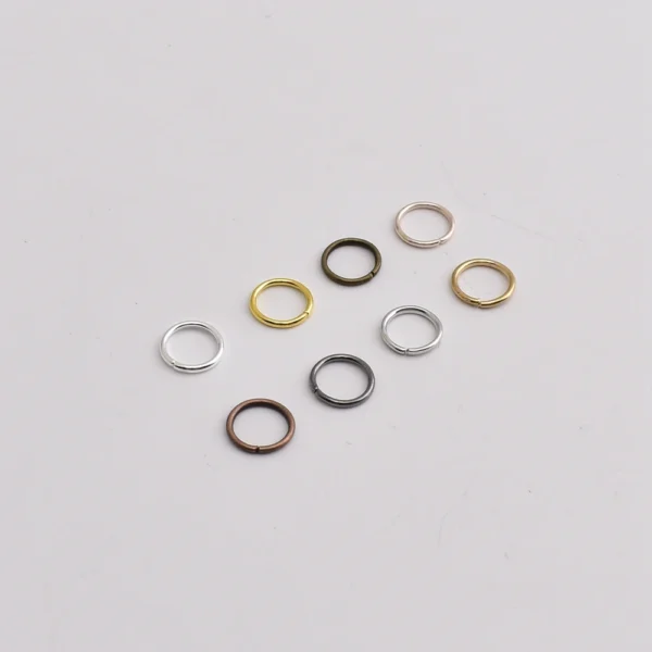 100-200Pcs/Lot 3-8mm Single Loop Open Jump Rings Split Rings Connectors For Jewelry Making Supplies Diy Handmade Accessories - Image 4