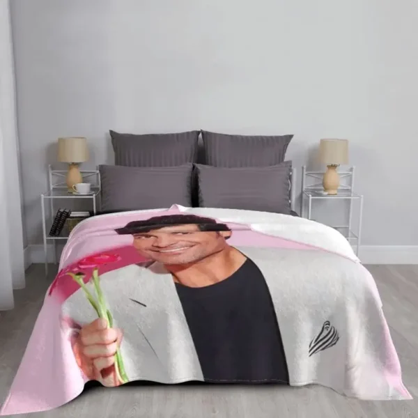 Chayanne Puerto Rican Latin Pop Singer Ultra-Soft Fleece Throw Blanket Warm Flannel Blankets for Bed Car Couch Bedspreads - Image 3