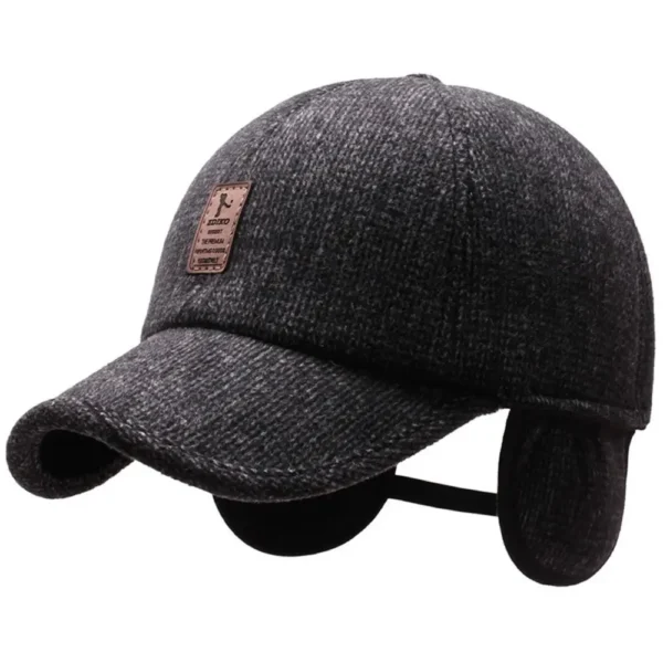 Men Autumn Winter Hat Outdoor Thick Warm Adjustable Earmuffs Baseball Cap Bomber Thick Hats - Image 6