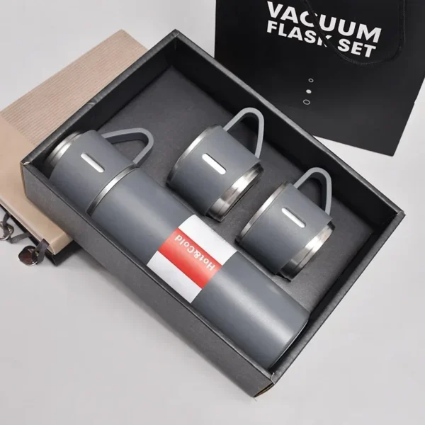 500ML 304 Stainless Steel Vacuum Insulated Bottle Gift Set Office Business Style Coffee Mug Thermos Bottle Portable Flask Carafe - Image 4