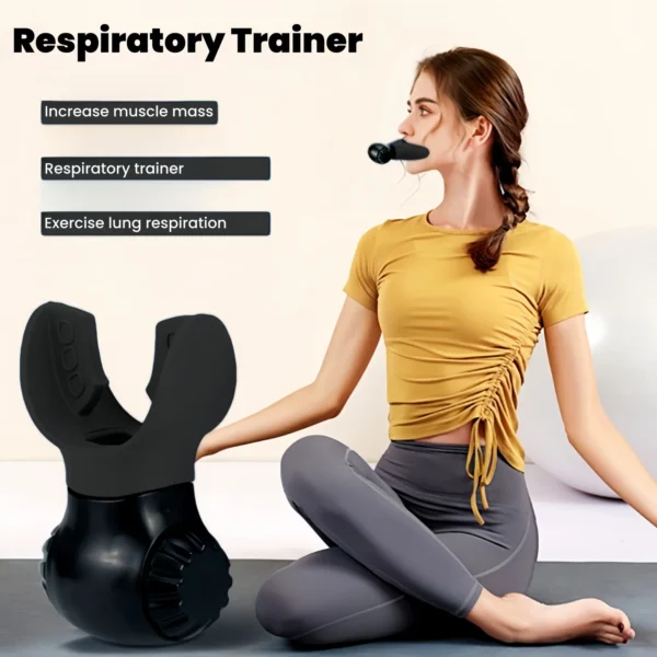 Fitness Accelerator | Breathing Trainer for Lungs Created&Studied by Experts | Breathing Exercise Device for Improving Strength - Image 2