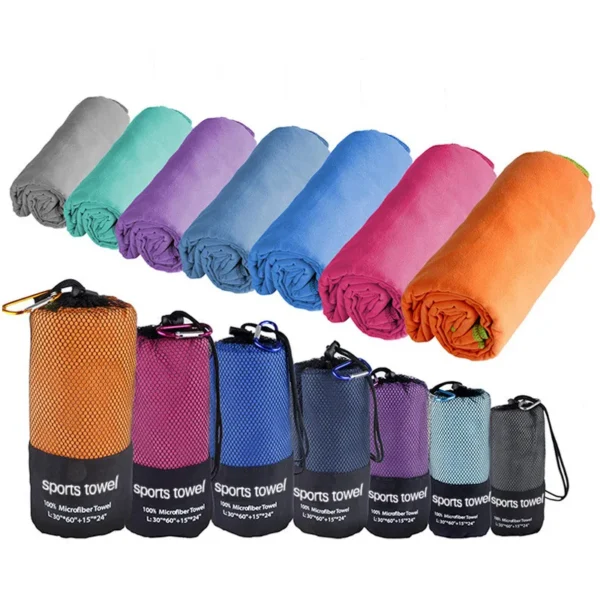 New microfiber towel sports quick-drying super absorbent camping towel super soft and lightweight gym swimming yoga beach towel - Image 4