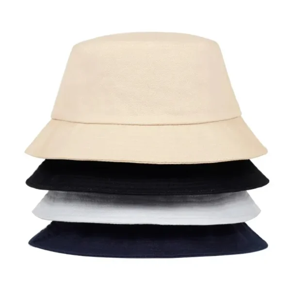 Unisex Solid Color Light Plate Personality Bucket Hats Fishermen Caps Outdoor Casual Cap Men Women Sunscreen Hat