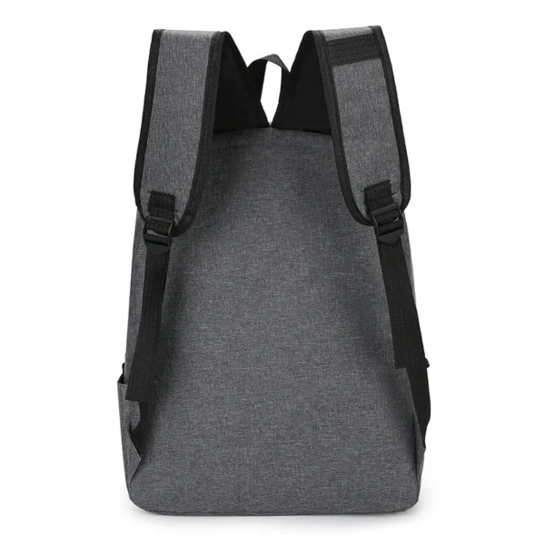 15 inches Versatile Backpack Trendy Washable Oxford Cloth Computer Bag Black Grey Blue Red School Student Backpack Unisex - Image 5