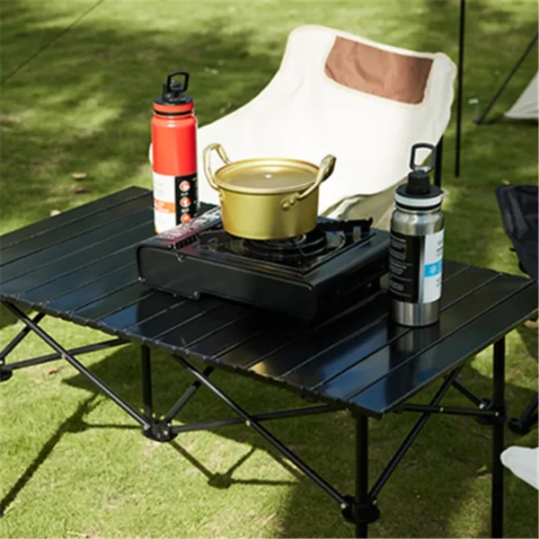 Camping Table Foldable Outdoor Table for courtyard BBQ Egg Roll Table Outdoor Picnic Barbecue Coffee Table Camping Equipment - Image 4